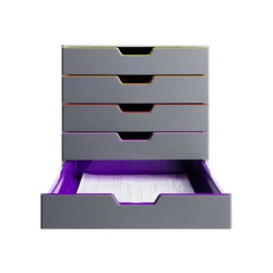 DURABLE VARICOLOR 5 - Cassettiera - 5 cassetti - per Letter, A4, C4, Folio