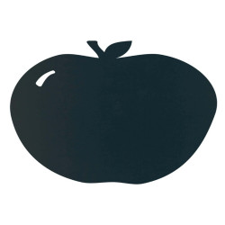 Lavagna da parete silhouette - 31,6 x 29,1 cm - forma mela - nero - Securit