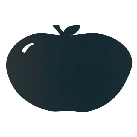 Lavagna da parete silhouette - 31,6 x 29,1 cm - forma mela - nero - Securit