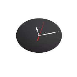 Lavagna da parete Silhouette - diametro 29 cm - forma orologio - nero - Securit