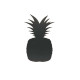 Lavagna da parete Silhouette - forma ananas - 49,3 x 23,6 cm - nero - Securit
