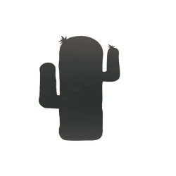 Lavagna da parete Silhouette - forma cactus - 39,6 x 29 cm - nero - Securit