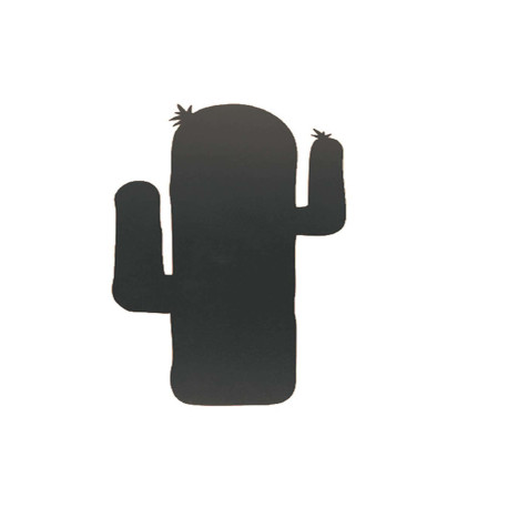 Lavagna da parete Silhouette - forma cactus - 39,6 x 29 cm - nero - Securit