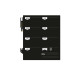 Lavagna da parete Weekplanner - 30 x 45 cm - nero - Securit