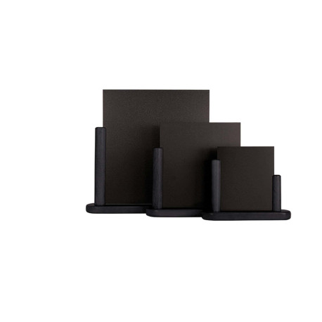 Lavagna da tavolo Elegant - A5 - 20 x 23 x 6 cm - nero - Securit