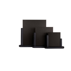 Lavagna da tavolo Elegant - A6 - 15,5 x 17 x 5 cm - nero - Securit