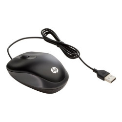 HP Travel - Mouse - ottica - 3 pulsanti - cablato - USB - per ZBook 15u G3, 15u G4, 15u G5, 15u G6, 15v G5, 17 G3, 17 G4, 17 G5