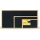 Lavagna in ardesia artificiale - 30 x 40 cm - monofacciale - Arda