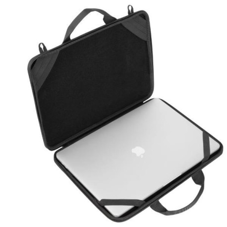 Rivacase Borsa Antishock rigida per Laptop 14 e MacBook Air 13-15 Nero 5130 black hardshell MacBook Air 15 and Laptop 14' case