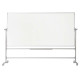 Lavagna magnetica girevole Earth - 90 x 120 cm - bianco - Bi-Office