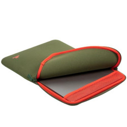 Rivacase Custodia Antishock per MacBook 13 Zip Verticale Khaki 5221 khaki MacBook 13 sleeve