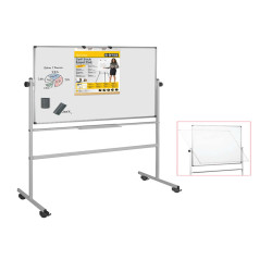 Lavagna magnetica girevole Professional - 100 x 200 cm - bianco - Bi-Office