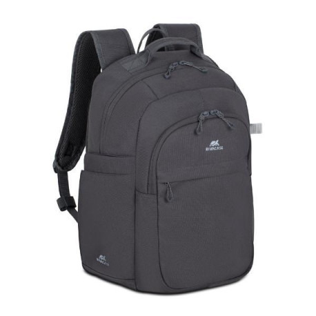 Rivacase Zaino Notebook 14 grigio Aviva multiuso tessuto idrorepellent