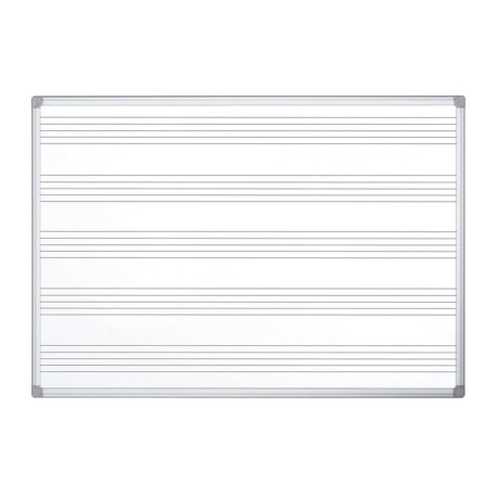 Lavagna magnetica Maya Musica - pentagramma musicale - 120 x 120 cm - Bi-Office