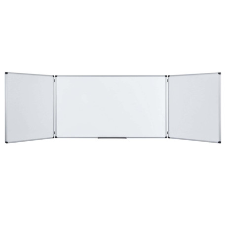 Lavagna magnetica Maya Trio - 90 x 240 cm (aperta) - bianco - Bi-Office