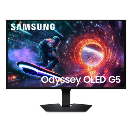 Samsung Monitor Gaming Odyssey OLED G5 - G50SF da 27" QHD Flat, 68,6 cm (27"), 2560 x 1440 Pixel, Quad HD, OLED, 0,03 ms, Nero