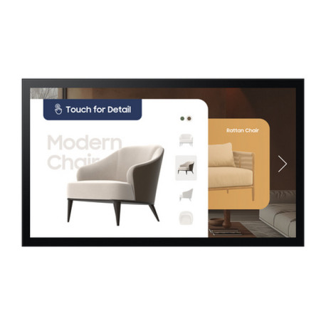 Samsung QM32C-T, Pannello piatto per segnaletica digitale, 81,3 cm (32"), LCD, 1920 x 1080 Pixel, Wi-Fi, 16/7