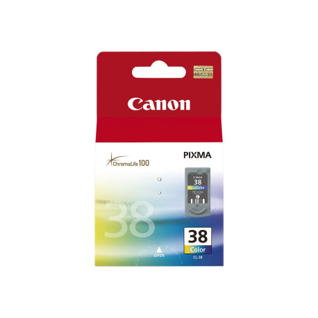 Canon CL-38 - 9 ml - colore (ciano, magenta, giallo) - originale - cartuccia d'inchiostro - per PIXMA iP1800, iP1900, iP2500, i