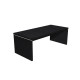 Scrivania direzionale Prestige - 210x90x74 cm - nero venato - Artexport