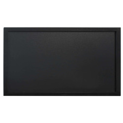 Lavagna Woody - cornice nera - 40 x 60 cm - Securit