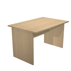 Scrivania Easy - lineare - 120x80x72 cm - rovere - Artexport