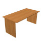 Scrivania Easy - lineare - 160x80x72,9 cm - noce chiaro - Artexport