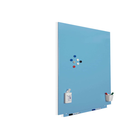 Lavagne magnetiche senza bordi - 75 x 115 cm - azzurro - Cep