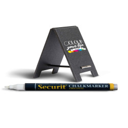 Lavagnette segnaposto - 8,5 x 5 cm - Securit - set 5 pezzi