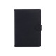 Riva Case 3017 - Flip cover per tablet - pelle di poliuretano - nero - 10.1"