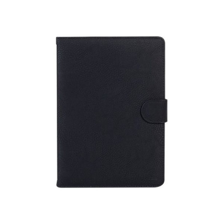 Riva Case 3017 - Flip cover per tablet - pelle di poliuretano - nero - 10.1"