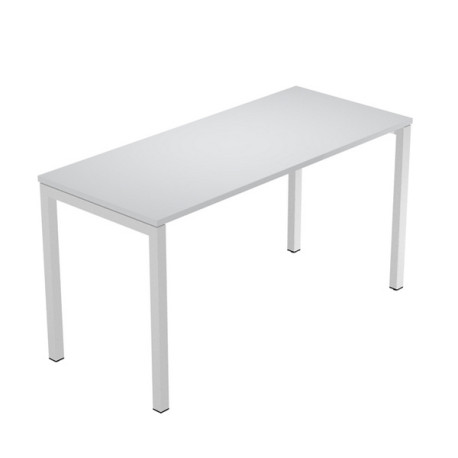 Scrivania Easy Plus - per smartworking - 140 x 60 x 72,5 cm - grigio