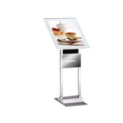 Leggio da pavimento Menu Board LEDMAG - cornice A3 retroilluminata a LED - altezza 110 cm - Tecnostyl