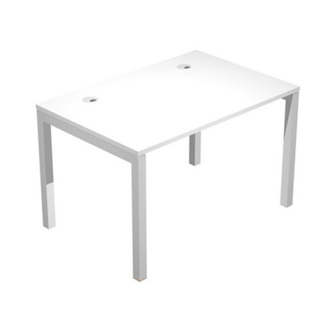 Scrivania singola AgorA' - 120x80x72,5 cm - bianco - Artexport