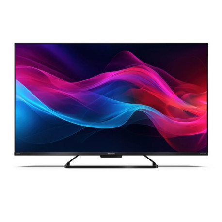 Sharp 43 UHD 4K QLED FRAMELESS GOOGLE TV 144HZ SOLAR REMOTE CONTROL + AUDIO HARMAN KARDON