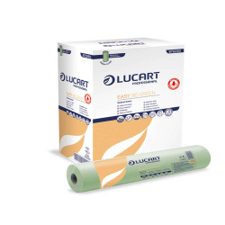 Lenzuolino medico Easy 80 Green - diametro 14,3 cm - 59 cm x 80 mt - Lucart