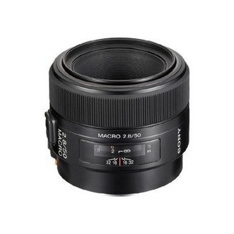 Sony SAL50M28 - Obiettivo macro - 50 mm - f/2.8 - Sony A-type - per a DSLR-A100, A200, A230, A300, A330, A350, A380, A500, A550
