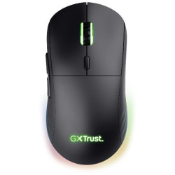 Trust MOUSE WIRELESS GAMING RICARICABILE -RGB - 55% PLASTICA RICICLATA - GXT 927 REDEX+ AD ALTE PRESTAZIONI - NERO