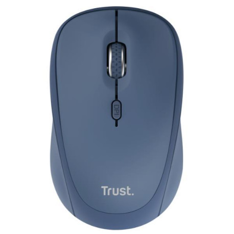 Trust YVI+ MOUSE WIRELESS (FINO A 3 DISPOSITIVI CONTEMPORANEAMENTE) SILENZIOSO - 75% PLASTICA RICICLATA - DURATA BATTERIA 12 ME