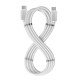 USB-C USB-C MAGNET CABLE 60W WHITE
