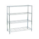 Libreria Archimede Light - 4 ripiani - acciaio cromato - 36 x 90 x 137 cm - Serena Group