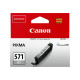 Canon CLI-571GY - 7 ml - grigio - originale - serbatoio inchiostro - per PIXMA MG7750, MG7751, MG7752, MG7753, TS8050, TS8051, 
