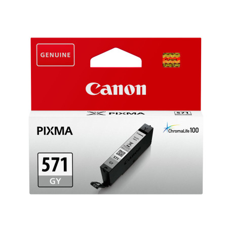 Canon CLI-571GY - 7 ml - grigio - originale - serbatoio inchiostro - per PIXMA MG7750, MG7751, MG7752, MG7753, TS8050, TS8051, 