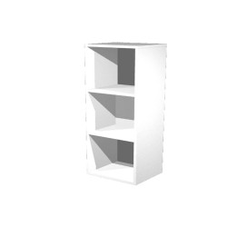 Libreria casellario Rainbow - 3 caselle - 35,9 x 29,2 x 103,9 cm - bianco