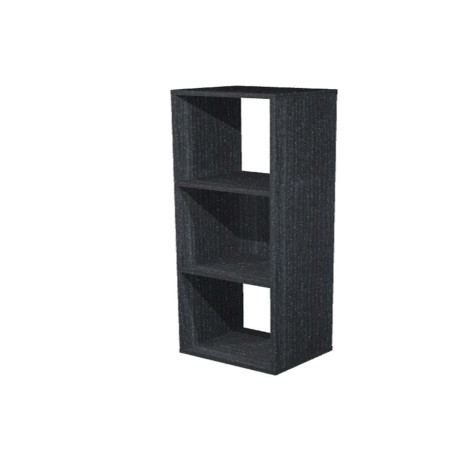Libreria casellario Rainbow - 3 caselle - 35,9 x 29,2 x 103,9 cm - nero venato