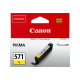 Canon CLI-571Y - 7 ml - giallo - originale - serbatoio inchiostro - per PIXMA TS5051, TS5053, TS5055, TS6050, TS6051, TS6052, T