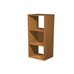 Libreria casellario Rainbow - 3 caselle - 35,9 x 29,2 x 103,9 cm - noce chiaro