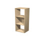 Libreria casellario Rainbow - 3 caselle - 35,9x29,2x103,9 cm - rovere