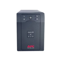 APC Smart-UPS SC 620VA - UPS - 230 V c.a. V - 390 Watt - 620 VA - RS-232 - connettori di uscita 4 - grigio