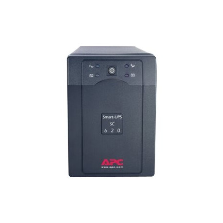 APC Smart-UPS SC 620VA - UPS - 230 V c.a. V - 390 Watt - 620 VA - RS-232 - connettori di uscita 4 - grigio