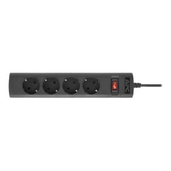 APC UPS Power Strip PZ42I-GR - Strip alimentazione (installabile in rack / esterno) - 230 V c.a. V - 2500 Watt - ingresso: IEC 